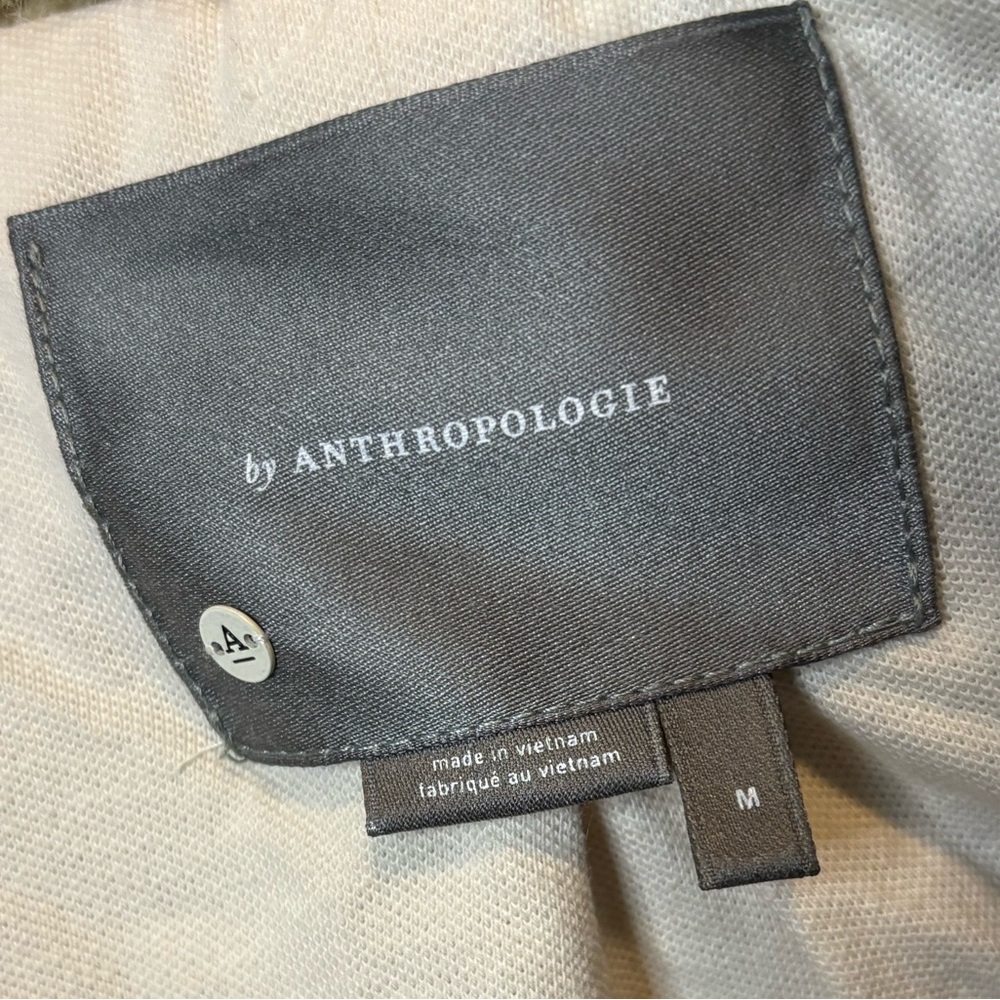 Anthropologie Brenna Faux Fur Cream Teddy Jacket Size Medium - Picture 14 of 16